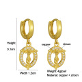 Shangjie Oem Aretes de Mujer Hip Hop Dernières nouvelles boucles d&#39;oreilles tendance